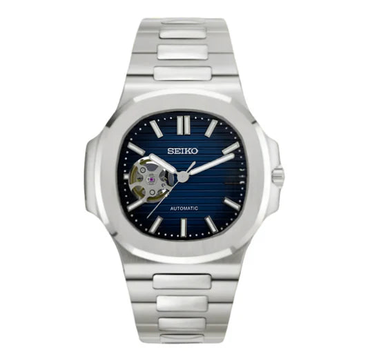 Navy Seiko Nautilus Mod (Open Heart)