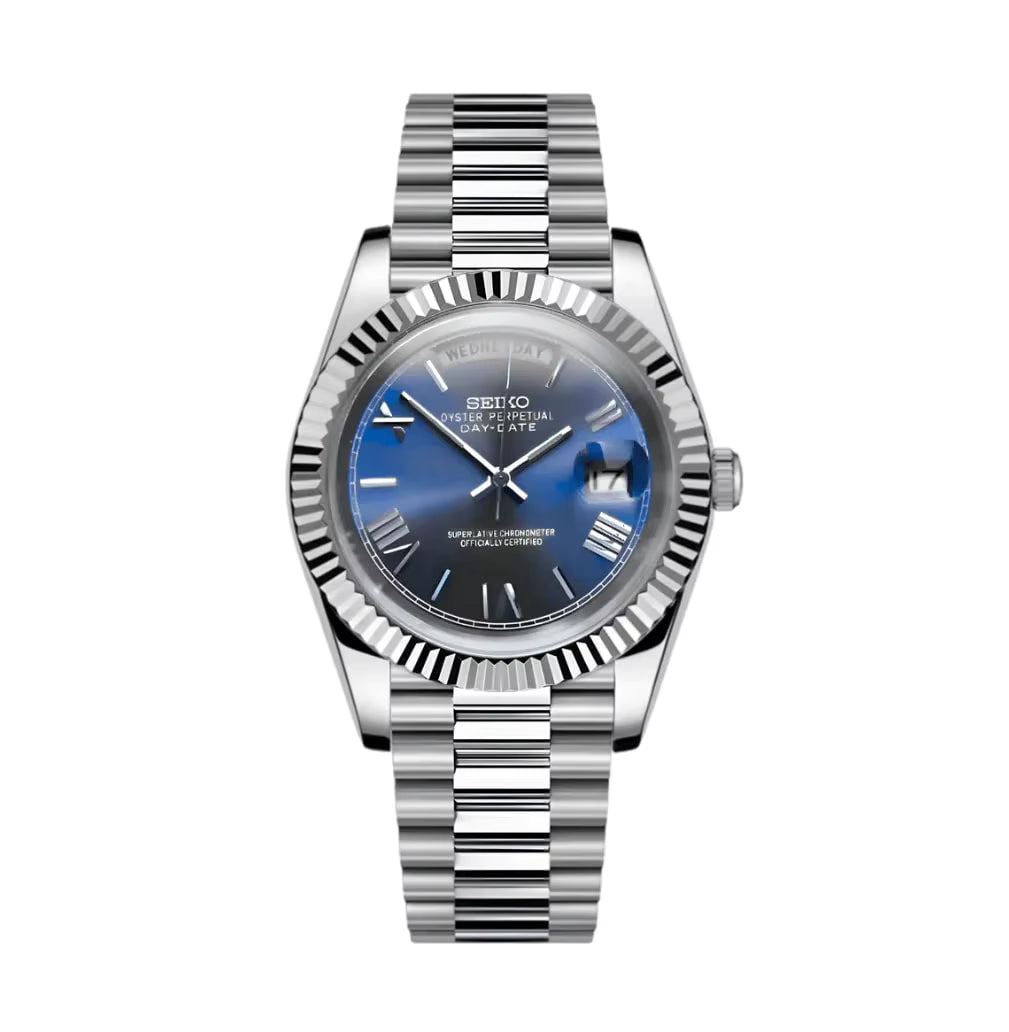 Blue Seiko DayDate Mod