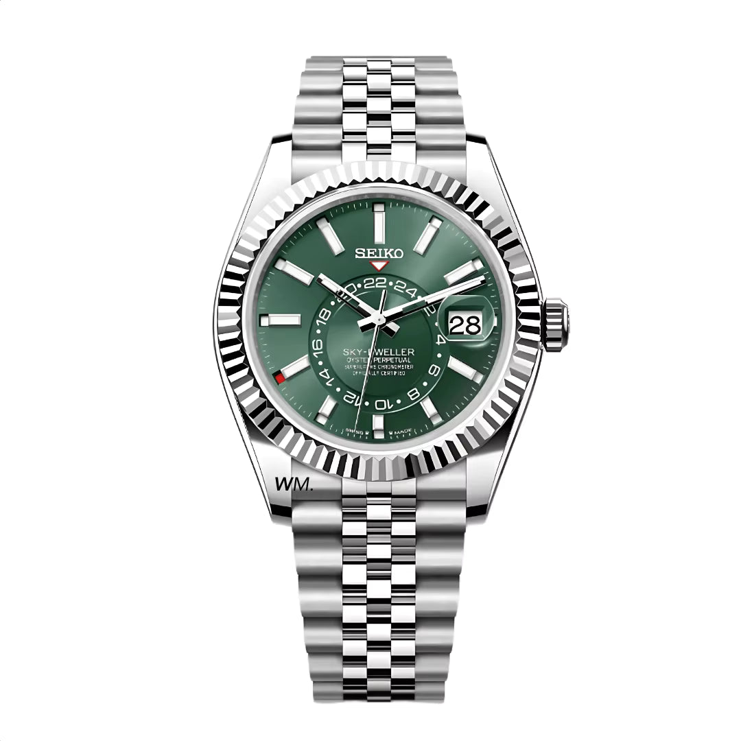 Green Seiko Sky Dweller Mod