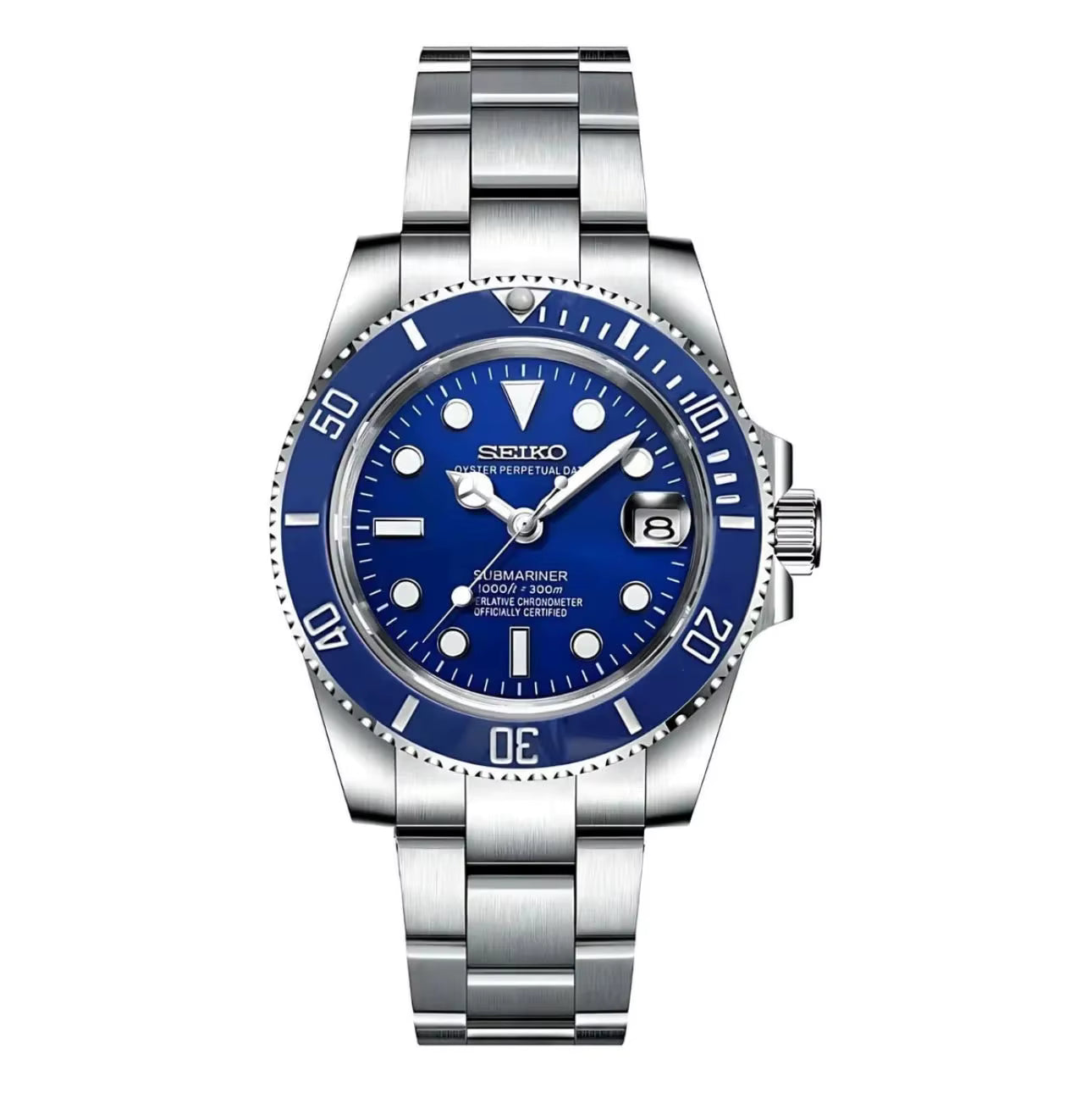 Bluesy Seiko Submariner Mod