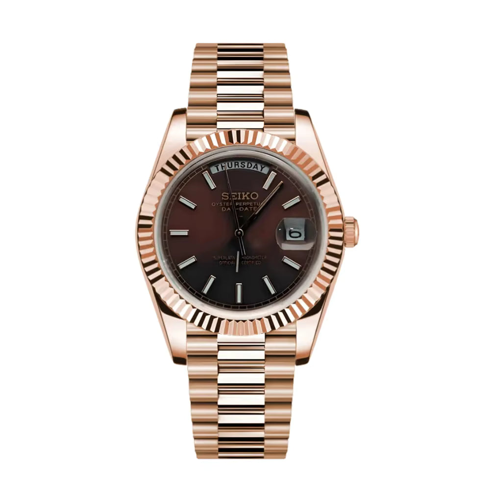 Chocolate Seiko DayDate mod