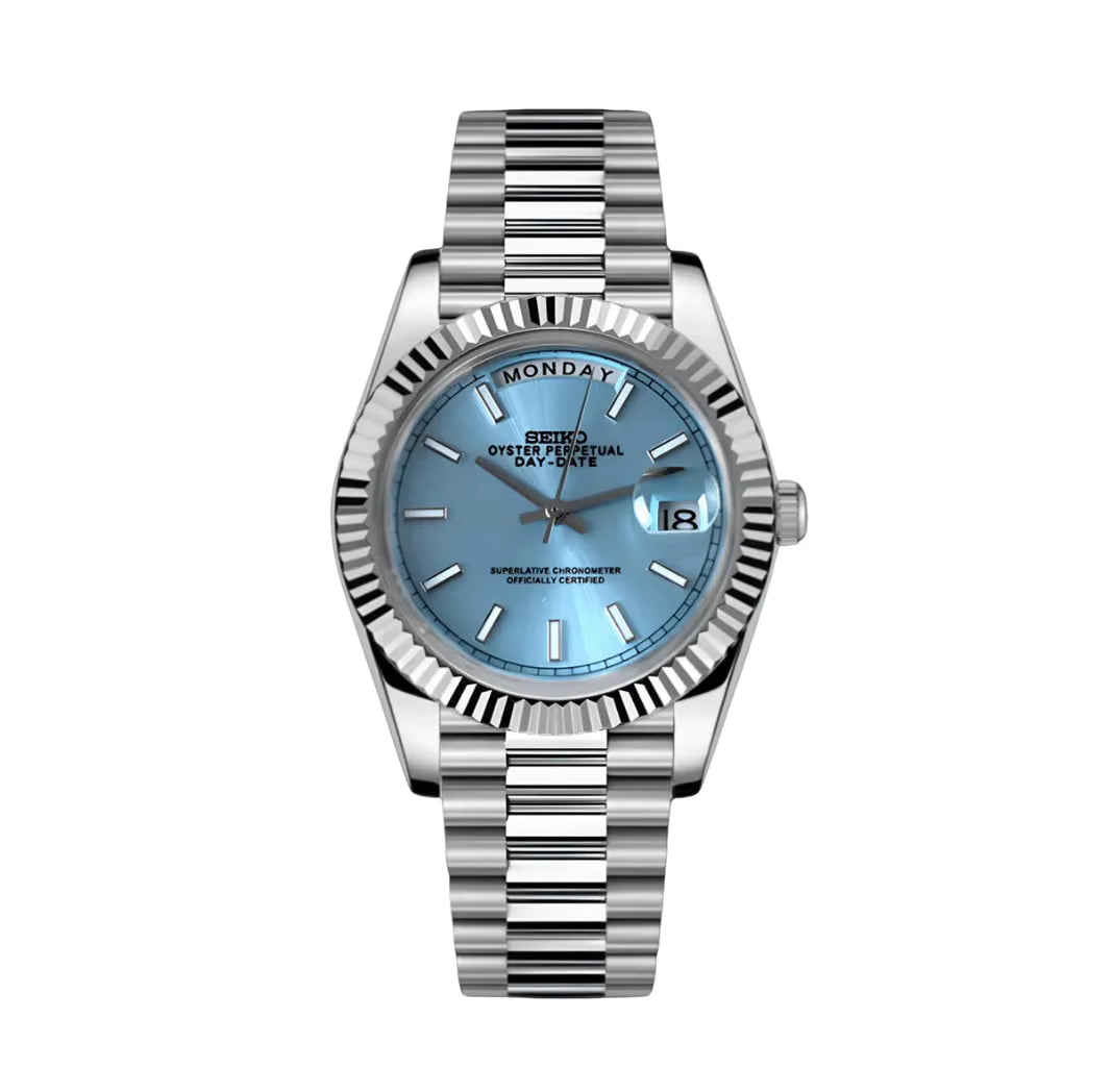Ice Blue Seiko DayDate mod