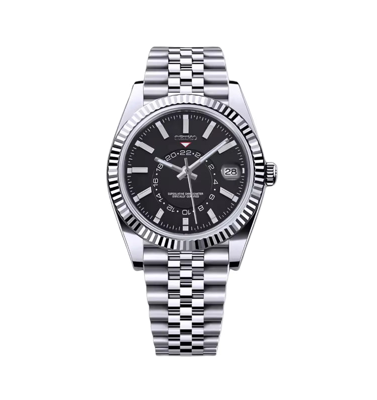 Black Seiko Sky Dweller Mod