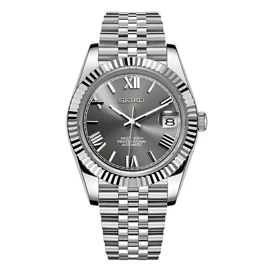 Seiko Grey Roman Mod